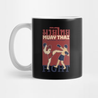 Vintage Muay Thai Mug